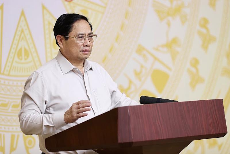 Thủ tướng Phạm Minh Chính chủ trì Hội nghị chuyên đề về đẩy mạnh cải cách thủ tục hành chính - Ảnh: VGP