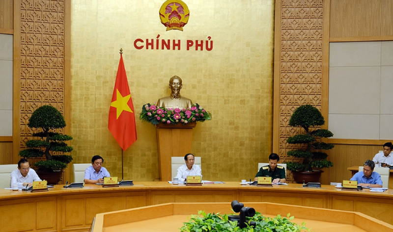 Phó Thủ tướng Lê Văn Thành chủ trì hội nghị.