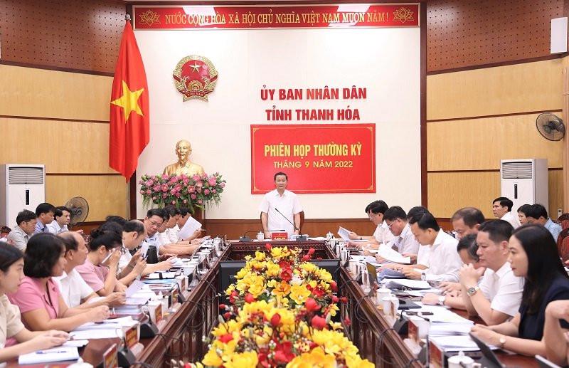 UBND tỉnh Thanh Hoá tổ chức phiên họp thường kỳ tháng 9/2022