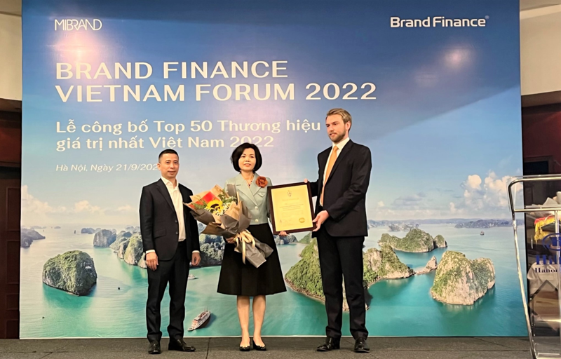 The Brand Finance ceremony.