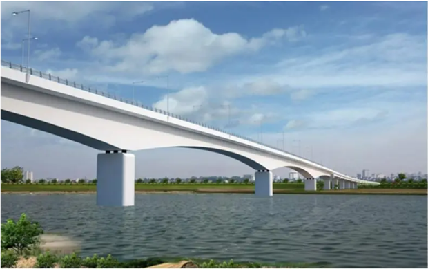 An artist’s impression of Kenh Vang Bridge. Photo: Web portal of Bac Ninh province