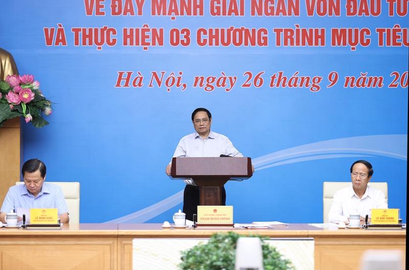 Thủ tướng Phạm Minh Chính: Tuyệt đối không chủ quan với bão số 4. Ảnh: TTXVN