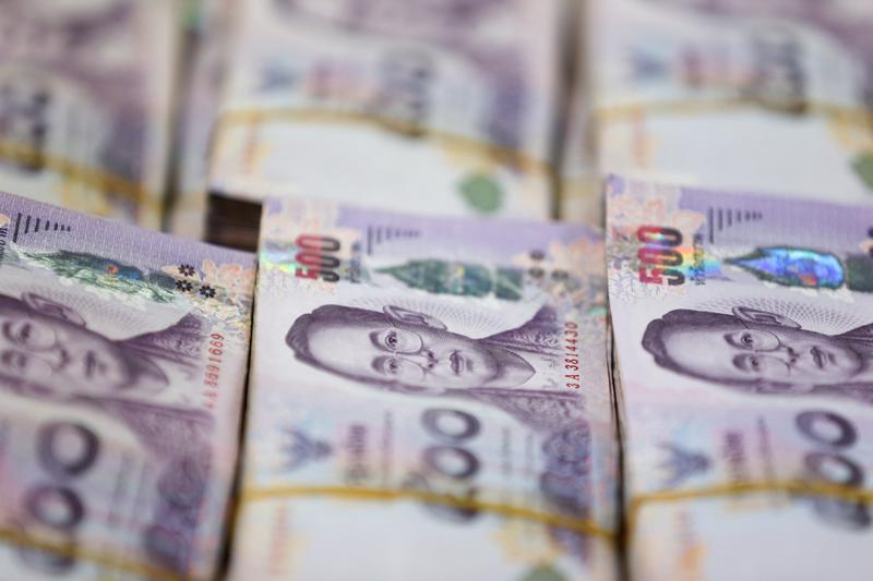 Gần đây, đồng Baht Thái Lan giảm giá xuống mức thấp nhất 16 năm so với đồng USD - Ảnh: Reuters.