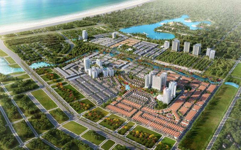 Phối cảnh tổng thể dự án Dragon City Park - Đà Nẵng.