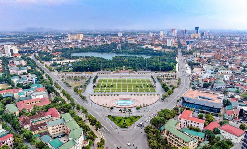 Một góc thành phố Vinh, tỉnh Nghệ An - Ảnh TTXVN.