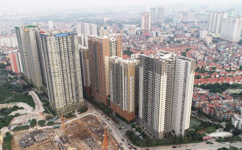 Giá căn hộ Hà Nội liên tục tăng nhanh thời gian qua.