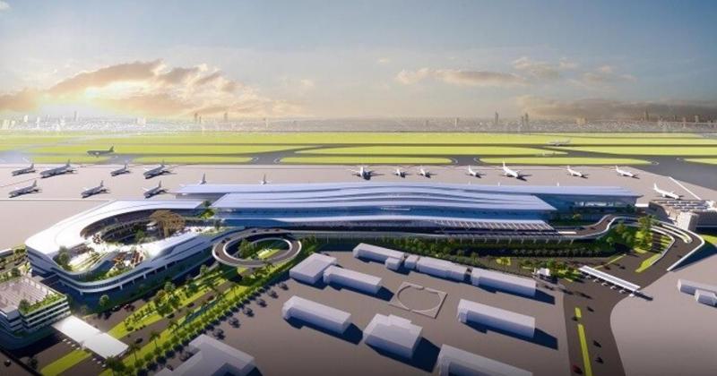 Phối cảnh dự án nhà ga T3 sân bay quốc tế Tân Sơn Nhất sắp khởi công.