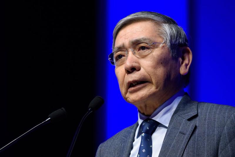 Ông Haruhiko Kuroda, Thống đốc Ngân hàng Trung ương Nhật Bản - Ảnh: Bloomberg