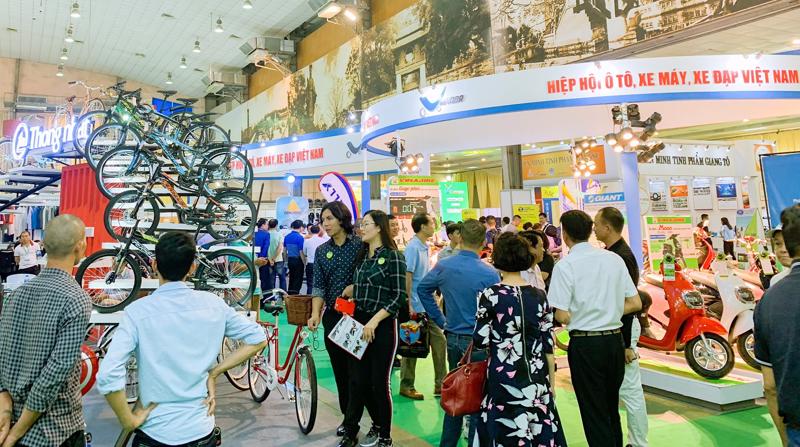 VIETNAM SPORT & CYCLE EXPO 2022 có sự góp mặt của gần 100 doanh nghiệp trong nước và quốc tế.