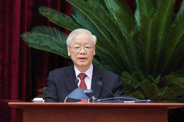 Party General Secretary Nguyen Phu Trong at the National Conference on Socio-Economic Development in the Southeast Region on October 23 (Photo: VnEconomy)