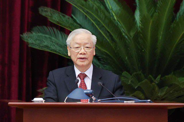 Tổng Bí thư Nguyễn Phú Trọng phát biểu chỉ đạo Hội nghị  (Ảnh: VGP/Nhật Bắc)
