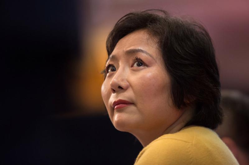 Bà Wu Yajun, nhà sáng lập vừa rời cương vị Chủ tịch của công ty bất động sản Trung Quốc Longfor Group Holdings - Ảnh: Bloomberg.