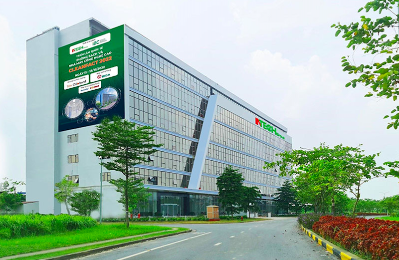 Triển lãm “Phòng sạch và Nhà máy công nghệ cao” được tổ chức tại tòa nhà Intech Group Business Hub, Khu đô thị và dịch vụ VSIP Bắc Ninh.