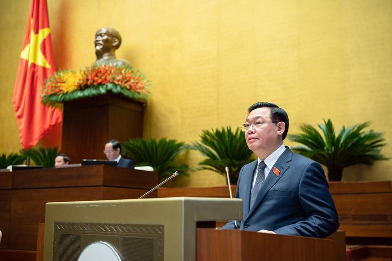  Chủ tịch Quốc hội Vương Đình Huệ phát biểu bế mạc kỳ họp