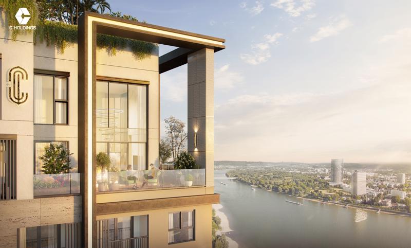 View sông Sài Gòn đắt giá từ căn hộ C-River View. Ảnh: C-Holdings.