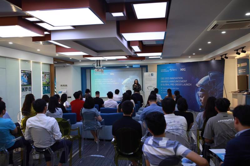 The announcement of Earable Neuroscience’s cooperation strategy. Photo: VnEconomy