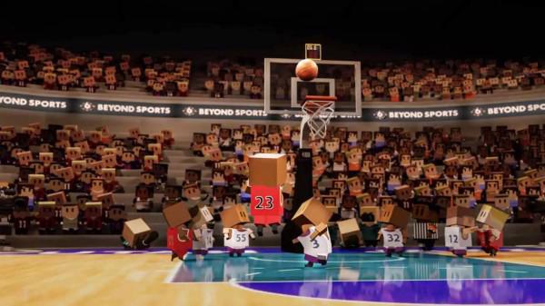 Một trận đấu bóng rổ phiên bản hoạt hình 3D từ Beyond Sports (Ảnh do Beyond Sports cung cấp)