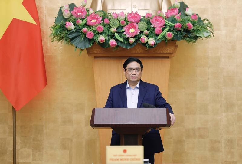 Thủ tướng Phạm Minh Chính chủ trì phiên họp Chính phủ thường kỳ tháng 11, thảo luận về nhiều nội dung quan trọng - Ảnh: VGP