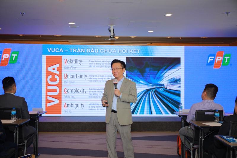 Ông Nguyễn Anh Hùng - Giám đốc Cao cấp - Nguồn nhân lực, PNJ Group chia sẻ công nghệ thúc đẩy doanh nghiệp quản trị nhân sự hiệu quả.