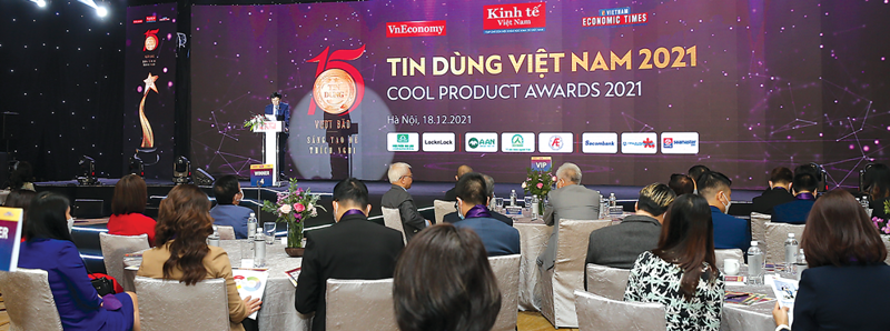 Quang cảnh Lễ công bố và vinh danh Tin Dùng Việt Nam 2021.