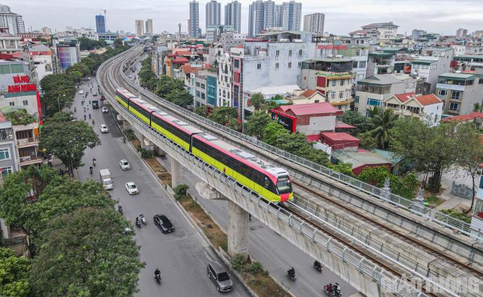 Hiệu suất chạy thử tuyến metro Nhổn-Ga Hà Nội đạt 100% trong ngày đầu tiên