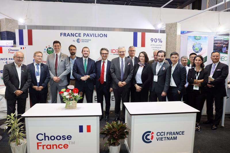 French enterprises attend the Green Economy Forum & Exhibition 2022 held recently in Ho Chi Minh City.