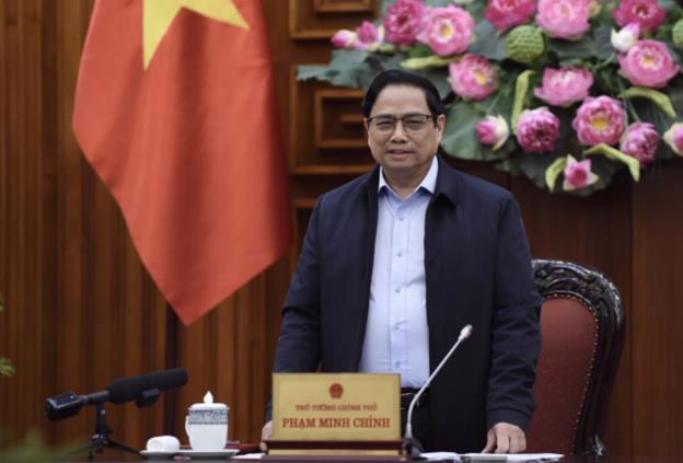 PM Phạm Minh Chính at the conference.