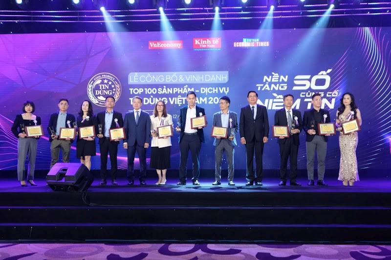 AConcept cùng những đơn vị xuất sắc nhận Giải thưởng Top 100 Sản phẩm - Dịch vụ Tin Dùng 2022.