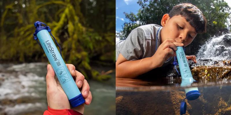 Ống hút LifeStraw cho phép bạn uống nước ở bất kỳ đâu