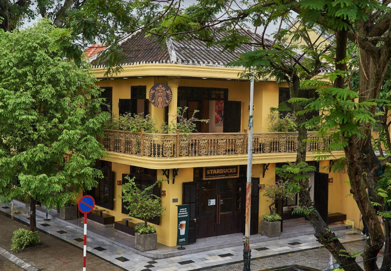 The new Starbucks store in Hoi An. Source: Starbucks