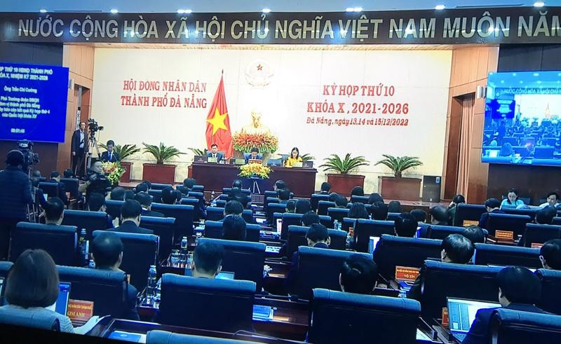 Quang cảnh kỳ họp thứ 10, HĐND TP. Đà Nẵng khóa X, nhiệm kỳ 2021-2026
