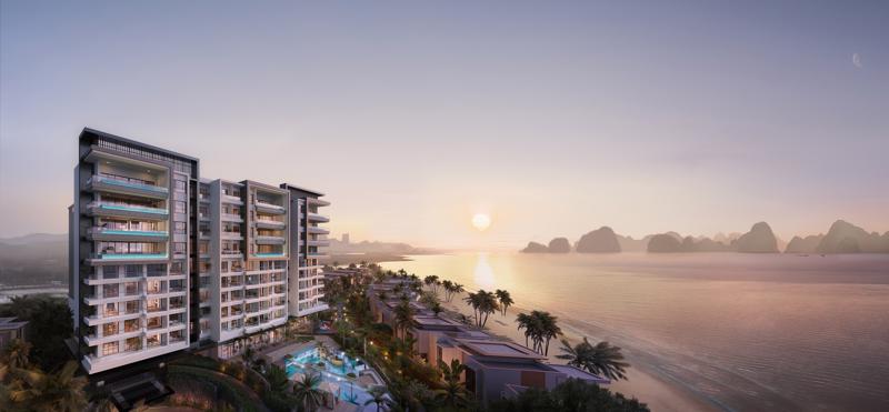 Dự án InterContinental Residences Halong Bay chỉ giới thiệu 60 căn hộ cao cấp.