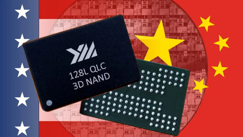 YMTC được cho là đã vi phạm quy định hạn chế xuất khẩu của Mỹ khi cung cấp chip nhớ Nand dùng trong điện thoại thông minh cho công ty viễn thông Huawei của Trung Quốc - Ảnh: FT