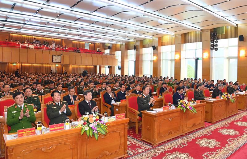 The meeting was held to review the performance of public security tasks in 2022. Photo: Ministry of Public Security