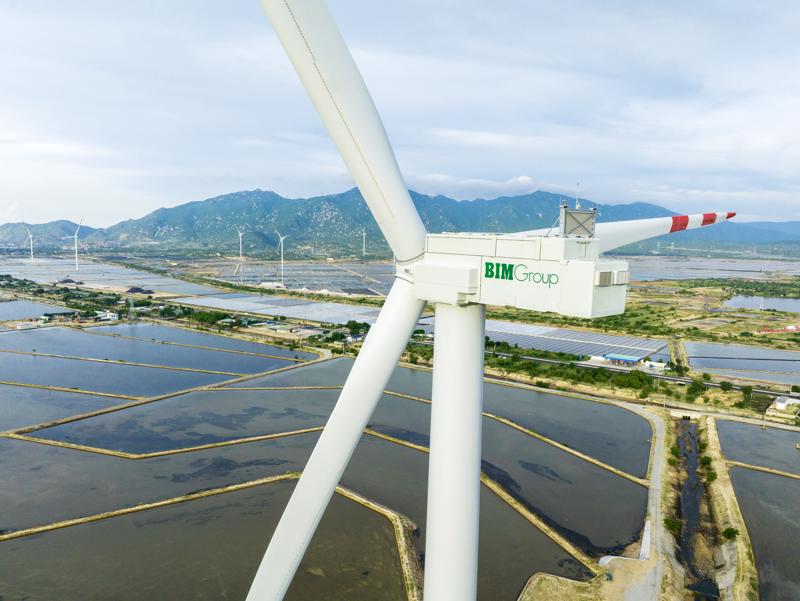 Tổ hợp kinh tế xanh sản xuất muối sạch kết hợp năng lượng sạch tại tỉnh Ninh Thuận của BIM Group.