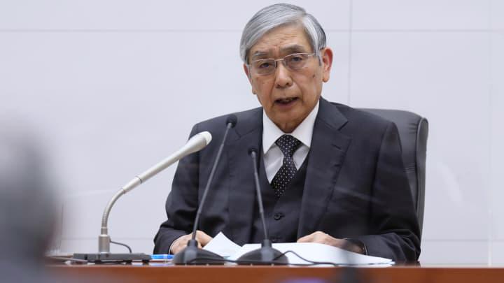 Thống đốc Ngân hàng Trung ương Nhật Bản (BOJ) Haruhiko Kuroda - Ảnh: Getty Images