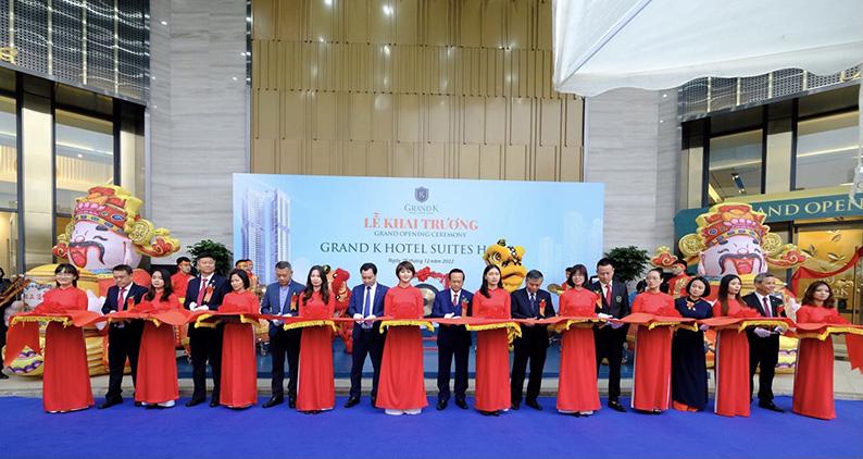 The opening of Grand K Hotel Suites Hanoi.