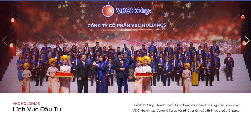 Trang web của VKC Holdings