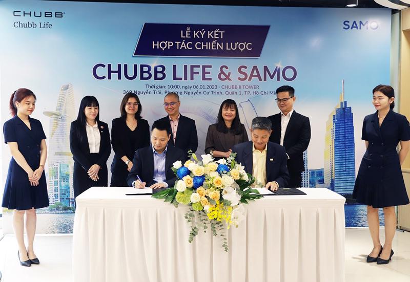 SAMO và Chubb Life ký kết hợp tác chiến lược.
