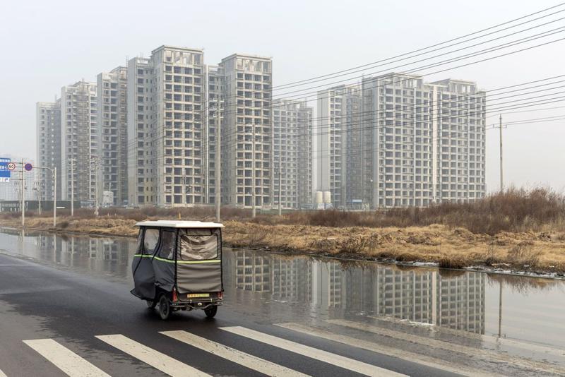Các tòa chung cư ở Trịnh Châu, tỉnh Hà Nam, Trung Quốc - Ảnh: Bloomberg