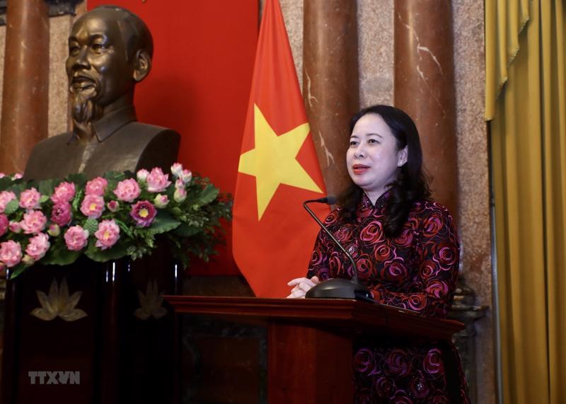 Acting State President Vo Thi Anh Xuan. Photo: VNA