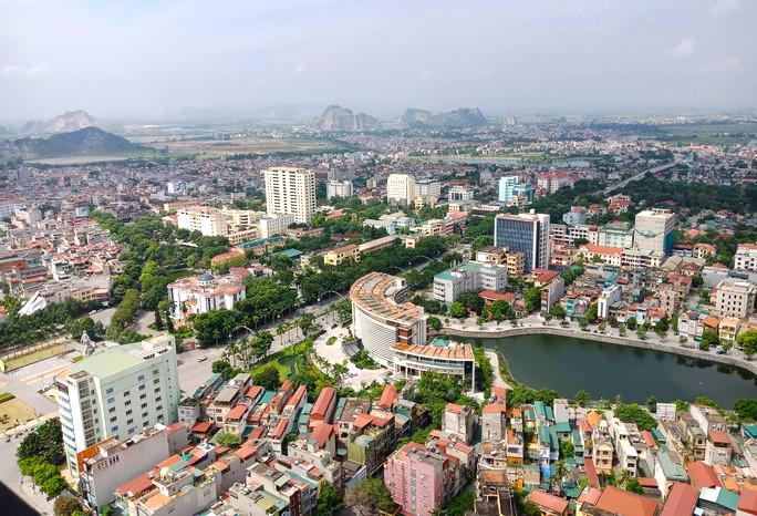 Góc nhìn từ trên cao thành phố Thanh Hóa 