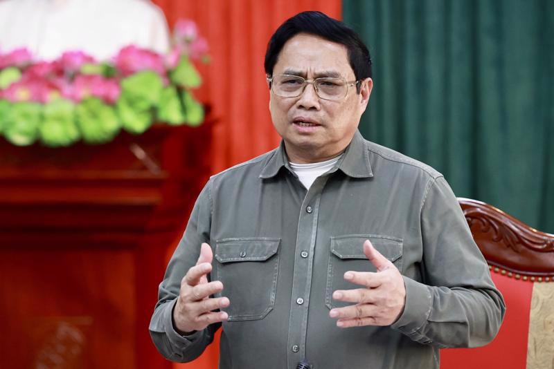 Prime Minister Pham Minh Chinh. Photo: VGP