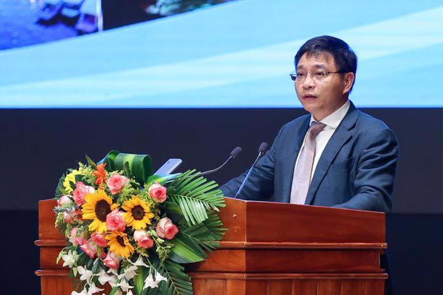 Minister of Transport Nguyen Van Thang addressing the conference. Photo: VGP