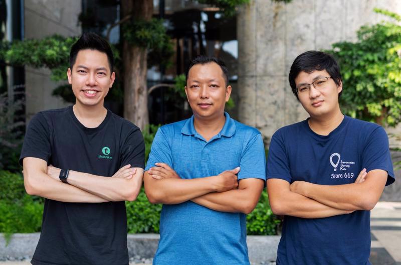 BuyMed’s three co-founders, from left to right: Vuong Dinh Vu, Peter Nguyen, and Hoang Nguyen. (Photo: BuyMed)