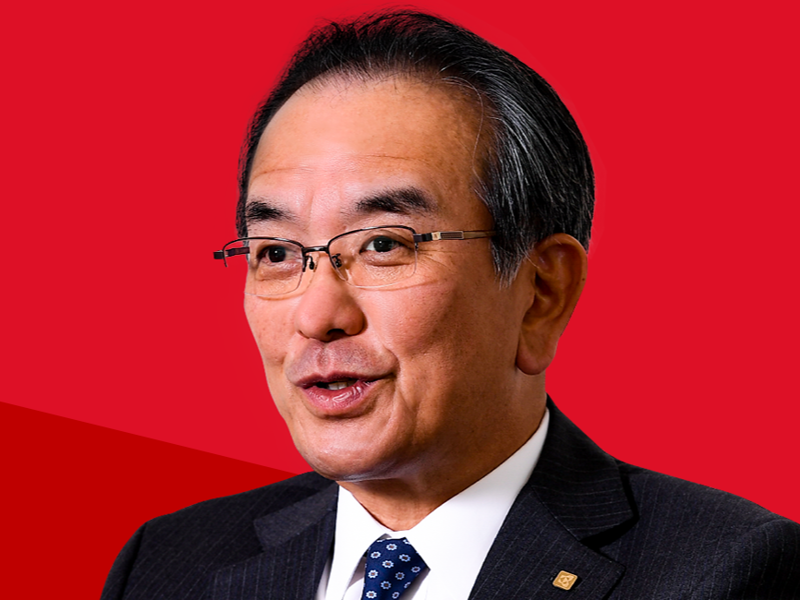 Ông Hideo Tanimoto, chủ tịch nhà sản xuất linh kiện chip Nhật Bản Kyocera - Ảnh: Kyocera 