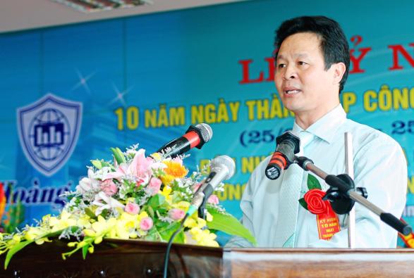  Ông Lưu Huy Hà - Chủ tịch HĐQT CTCP Hoàng Hà. 