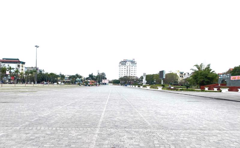 Quảng trường Lam Sơn, thành phố Thanh Hóa địa điểm sắp tới triển khai phố đi bộ và không gian văn hóa