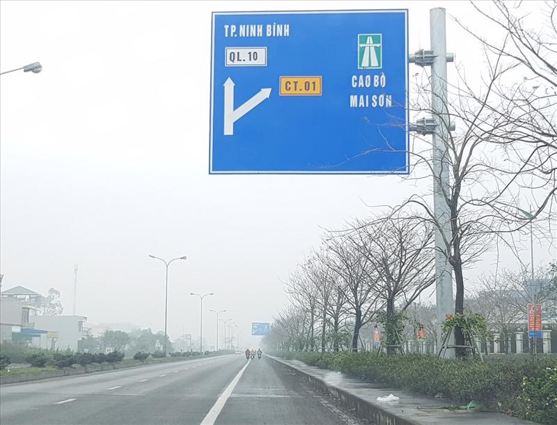 Cao tốc Cao Bồ - Mai Sơn thuộc cao tốc Bắc - Nam qua Ninh Bình.