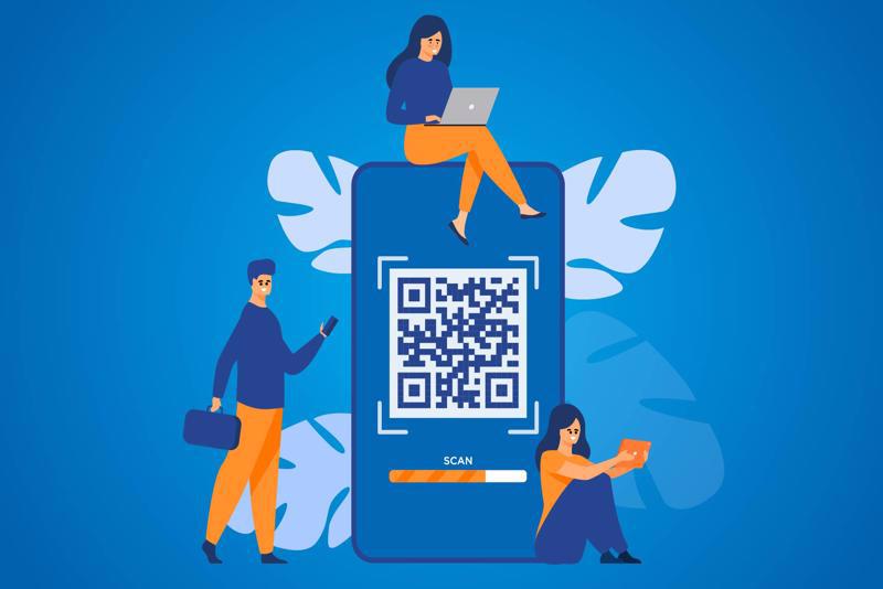 Payments using QR codes surged 182.5% in quantity and 210.6% in value last year.